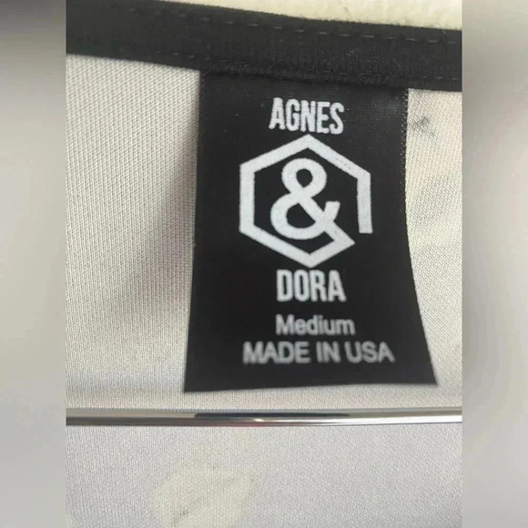 Agnes & Dora Floral Fit & Flare A Line Mini Dress Size Medium Black Sleeveless - Picture 3 of 6